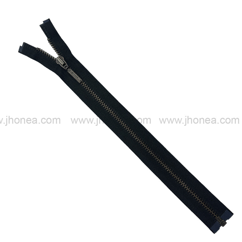 Premium Quality #3 Number Gunmetal Decorative YKK Metal Zipper for Hoodies & Jackets
