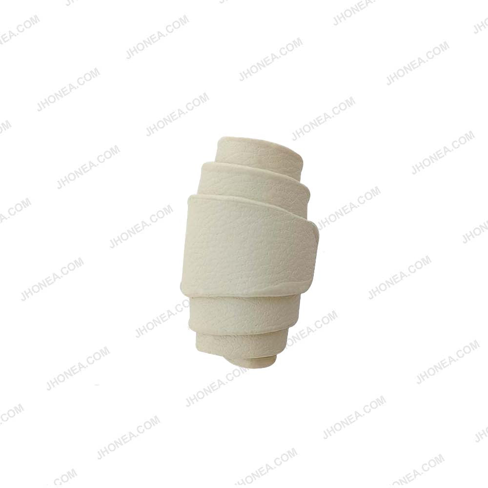 Stylish Decorative Croissant Design PU Leather Buttons for Clothing Accessories