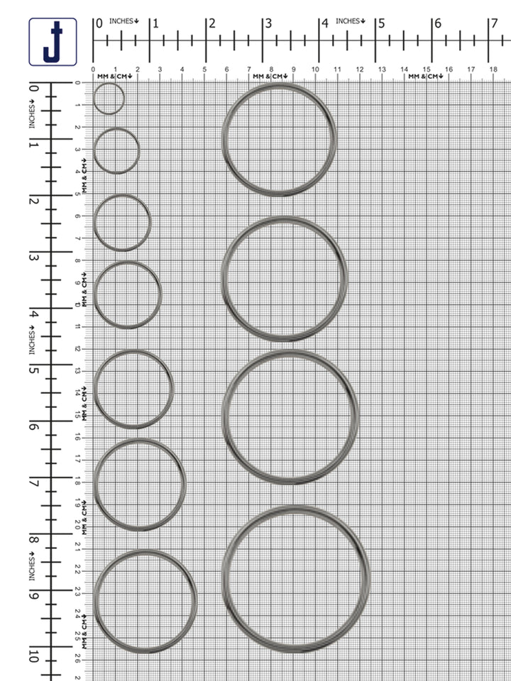 Round Shape 'O' Ring Metal Buckle for Clothing & Belts