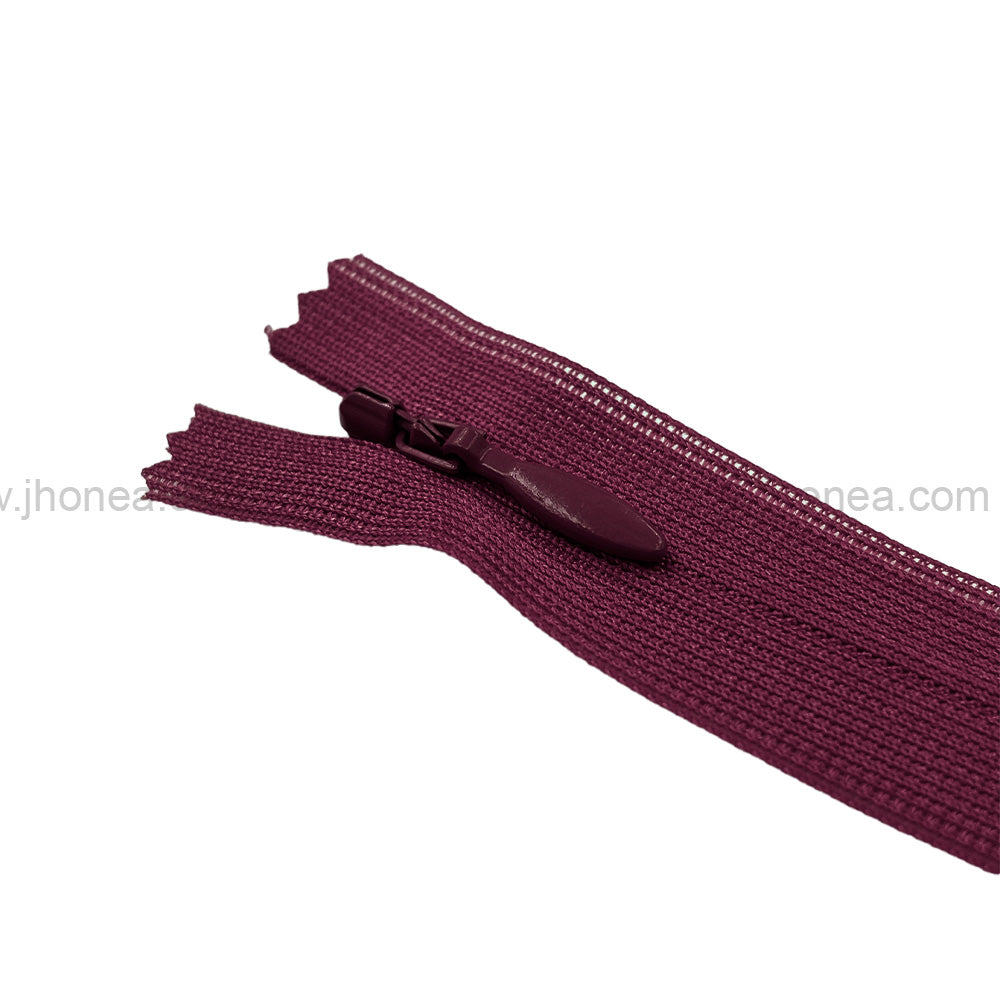 YKK #2 Invisible Closed-End Concealed Zipper 18 Inch Assorted Colors Pack of 60 Pieces