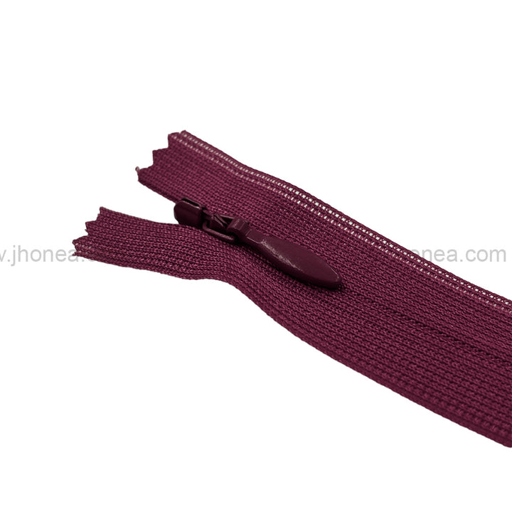 YKK #2 Invisible Closed-End Concealed Zipper 18 Inch Assorted Colors Pack of 60 Pieces