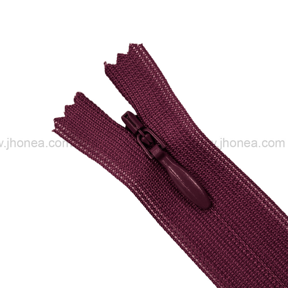 YKK #2 Invisible Closed-End Concealed Zipper 18 Inch Assorted Colors Pack of 60 Pieces