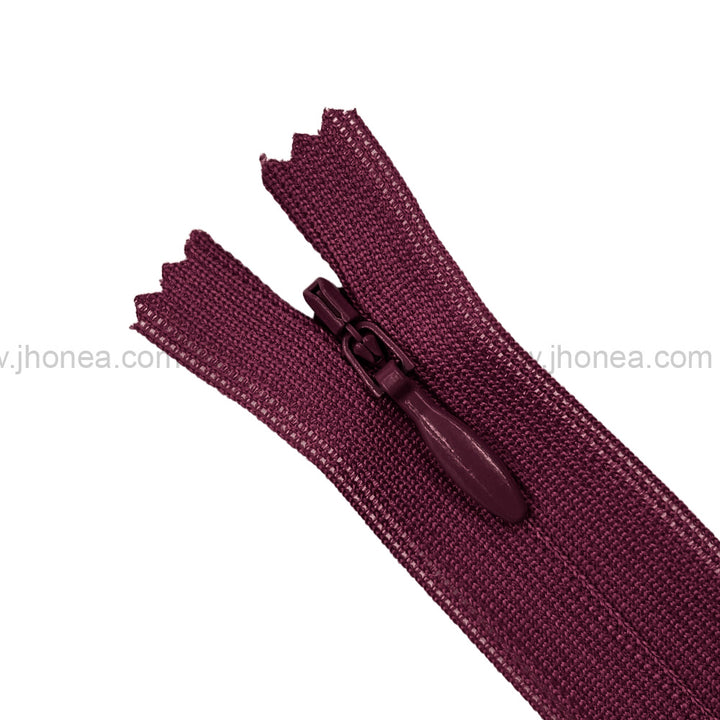 YKK #2 Invisible Closed-End Concealed Zipper 18 Inch Assorted Colors Pack of 60 Pieces