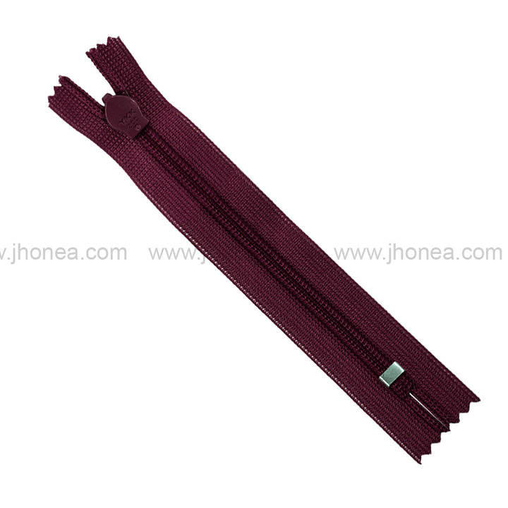 YKK #2 Invisible Closed-End Concealed Zipper 18 Inch Assorted Colors Pack of 60 Pieces