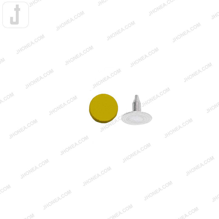 6mm Yellow Rivet Fastener Stud for Garments/Bags