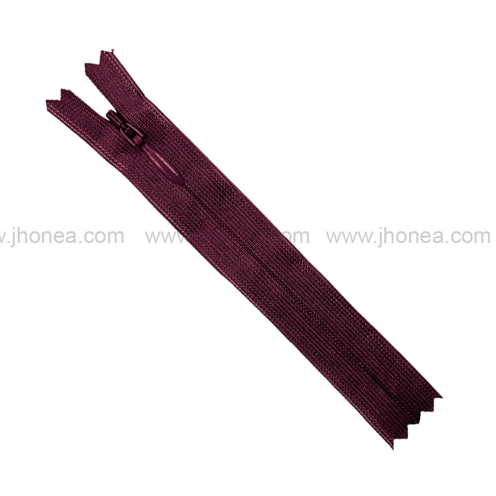 YKK #2 Invisible Closed-End Concealed Zipper 18 Inch Assorted Colors Pack of 60 Pieces