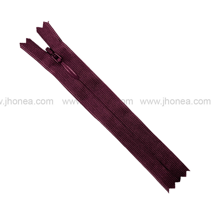YKK #2 Invisible Closed-End Concealed Zipper 18 Inch Assorted Colors Pack of 60 Pieces