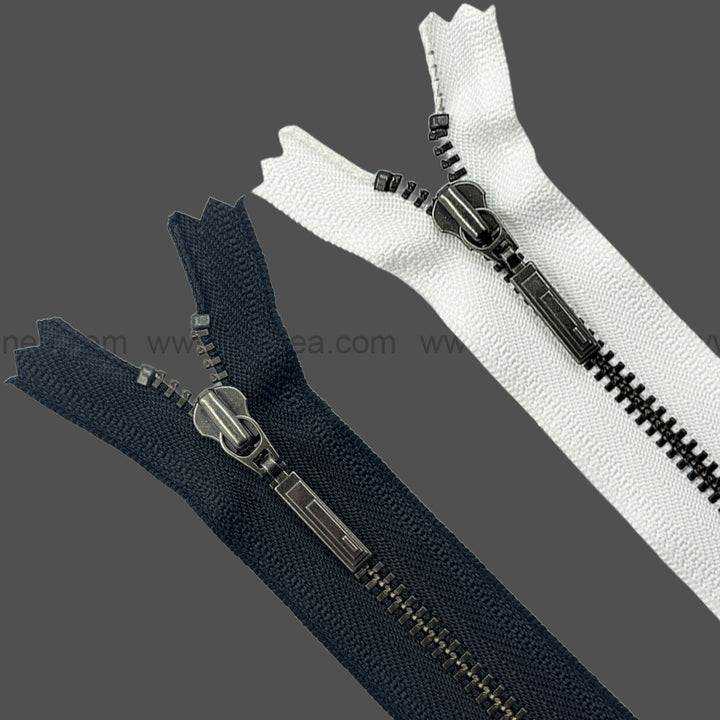 Premium #3 Number Gunmetal Decorative YKK Metal Zipper for Hoodies & Jackets