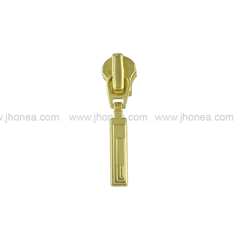 YKK #3 Number Shiny Gold Premium Quality Metal Zipper Slider/Puller