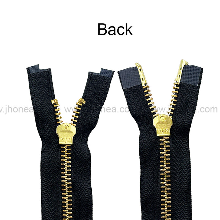 YKK #5 Teeth Premium Two Way Metal Zipper for Jackets