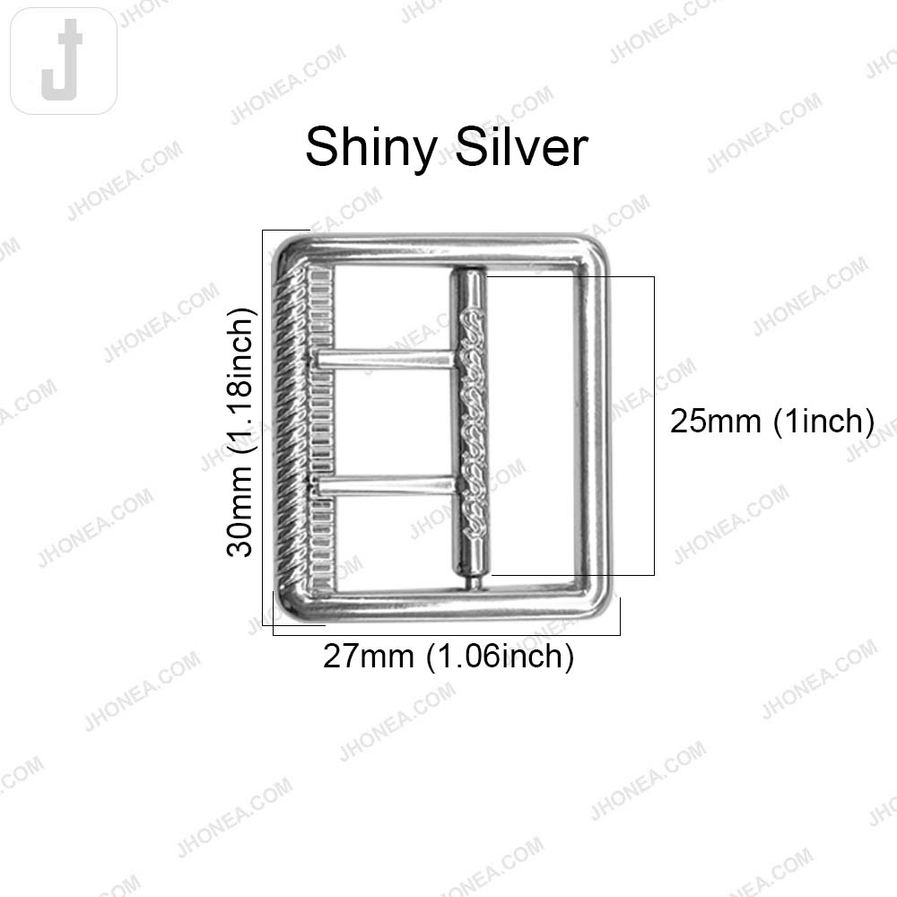 Modern Rectangular Shaped Metal Pant Buckle for Men’s & Women’s Apparel