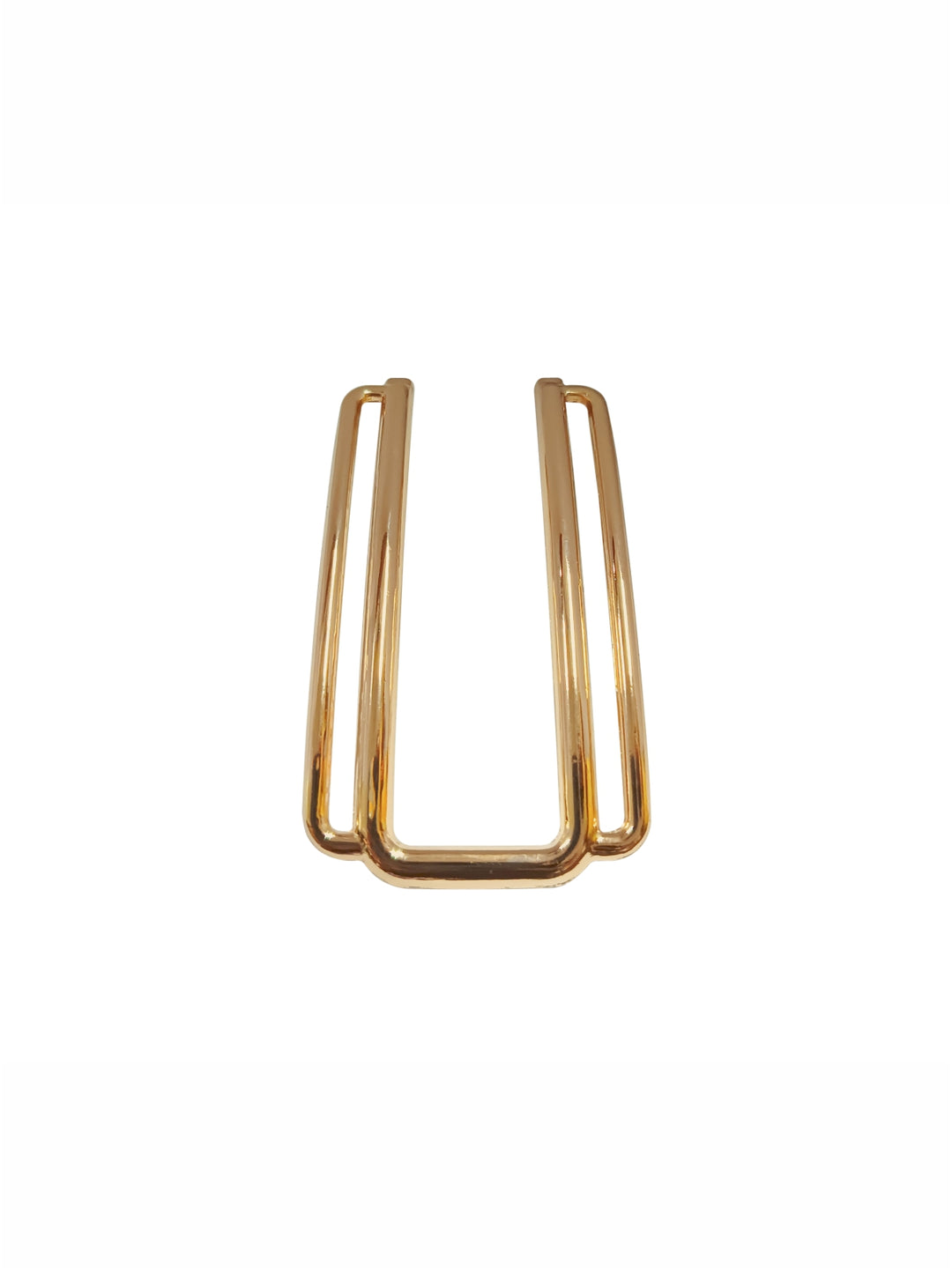 Sleek and Stylish U-Frame Double Sidebar Belt Buckle
