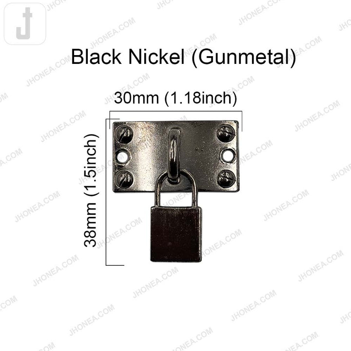 Decorative Lock-Inspired Alloy Metal Hardware Accessory