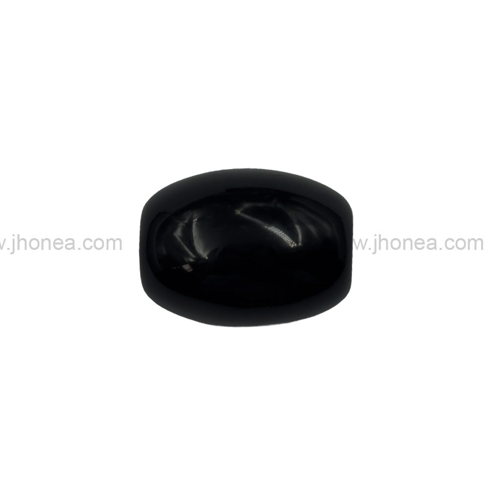Unique Black Oval Polyester Beads for Creative Jewelry Designs