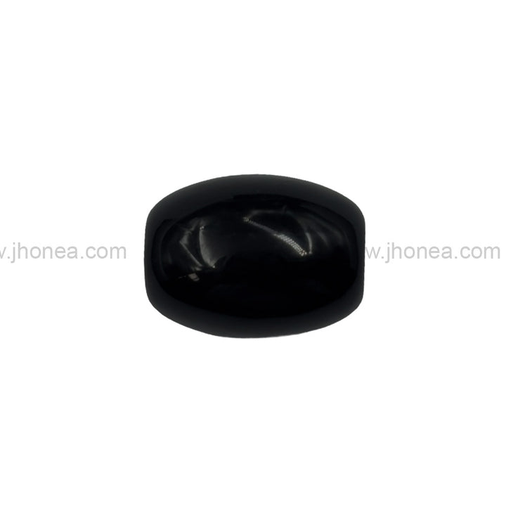 Unique Black Oval Polyester Beads for Creative Jewelry Designs