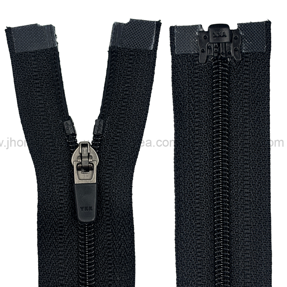 YKK- #3 Black Nylon Coil Open-End YKK Zipper