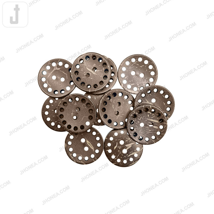 Eco-Friendly 2 Hole Coconut Shell Buttons