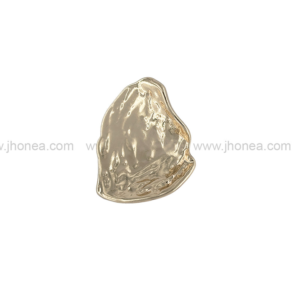 Luxury Organic-Shaped Gold Metal Buttons