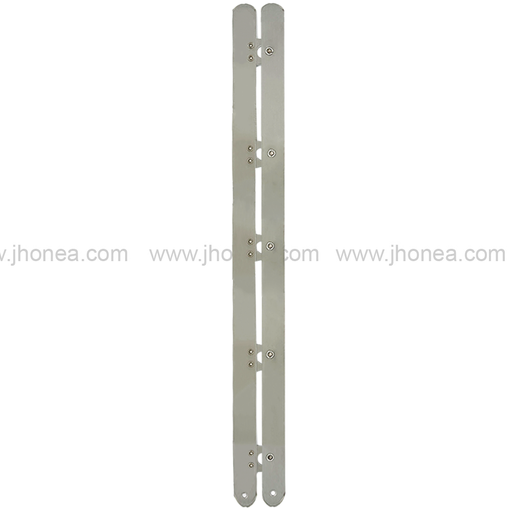 Sleek Silver Corset Busk Closure for Fashion Clothing