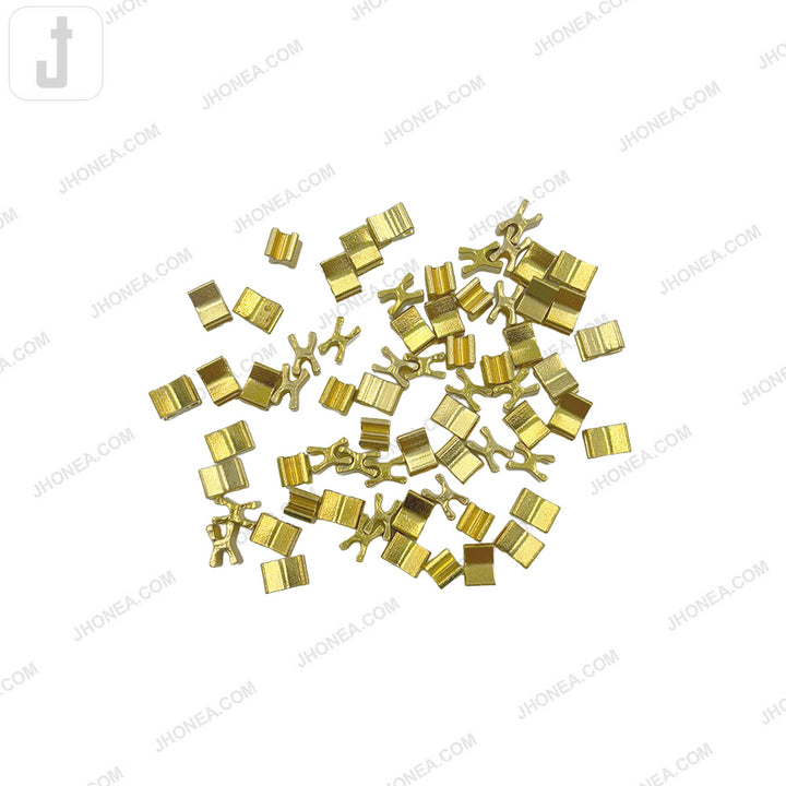 Premium #5 H-Shape Solid Brass Zipper Bottom Stopper