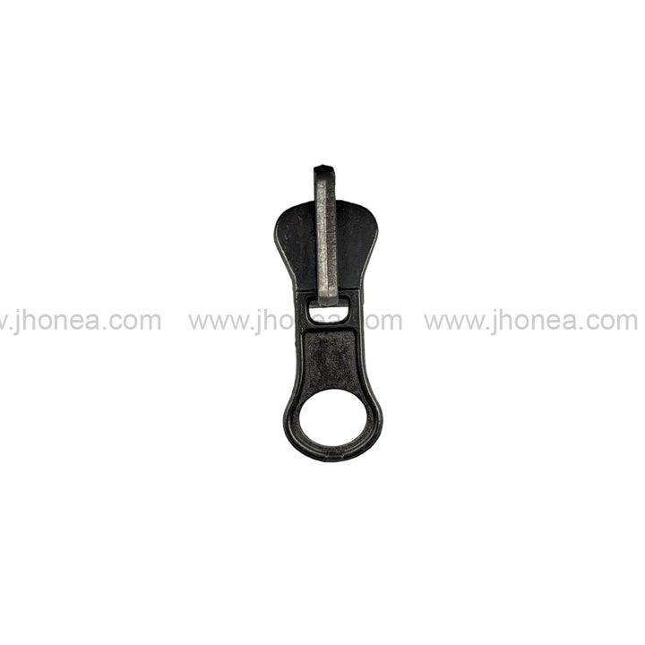 Classic #5 swivel handle metal zipper puller in Black Nickel Gunmetal finish