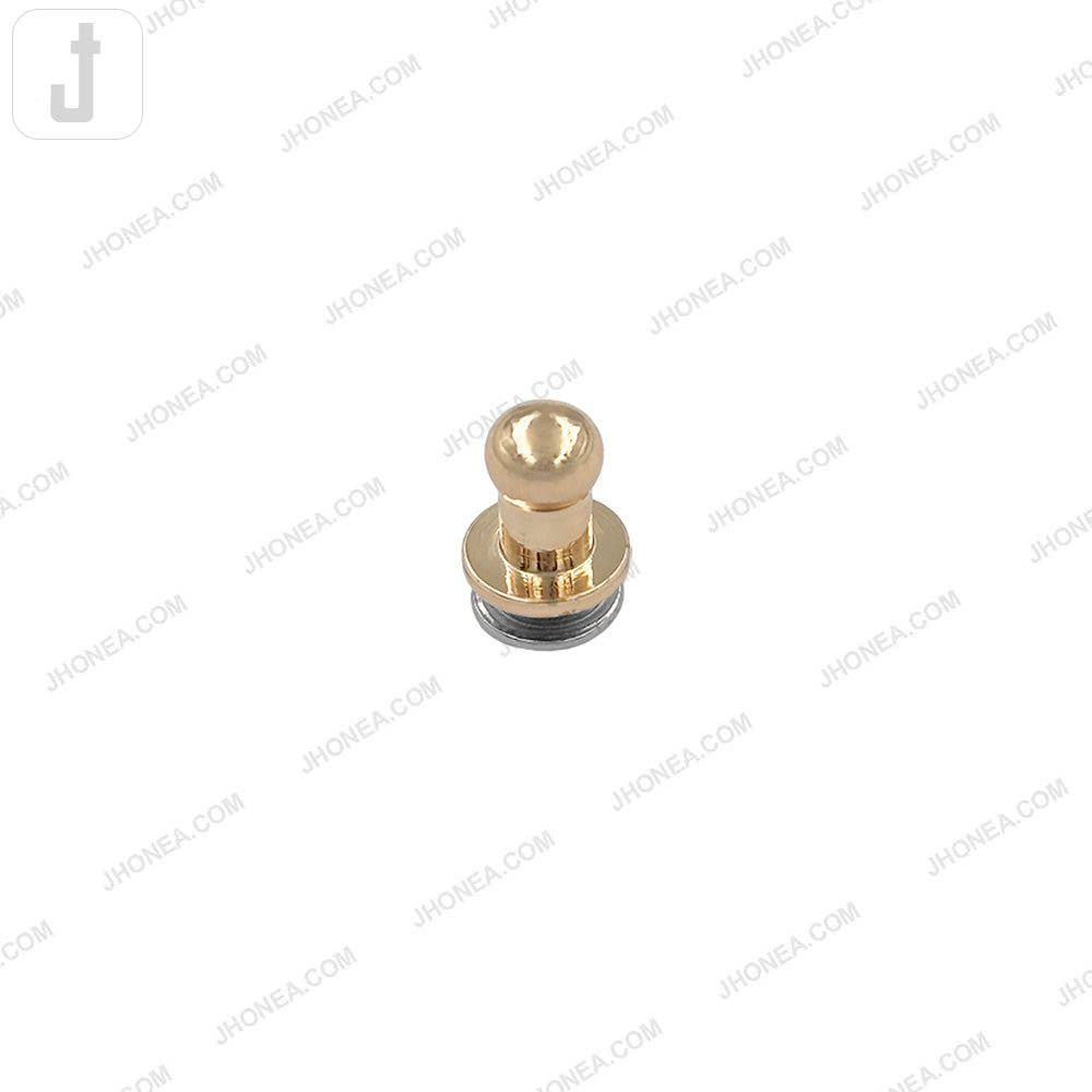 Versatile 8mm Round Head Screw Metal Button Stud for Shirt/Bags/Belts