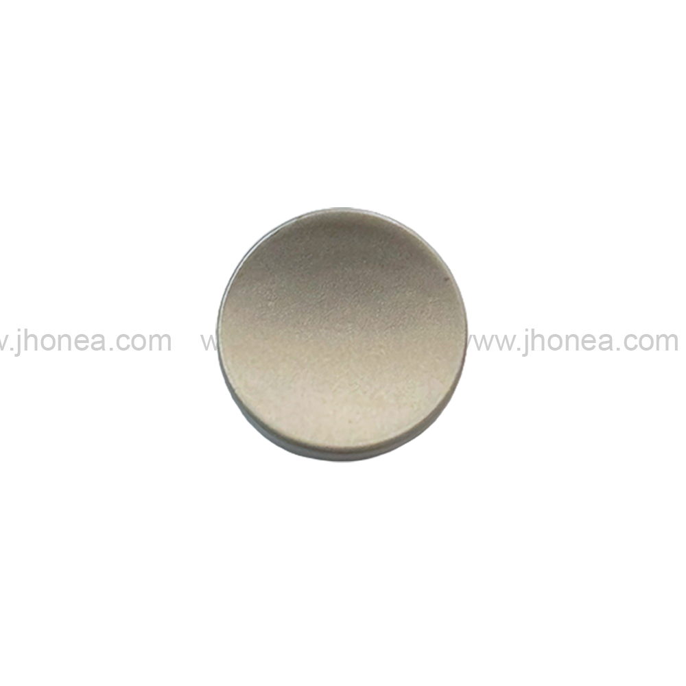Classic Design Round Shape Matte Silver Shank Metal Button