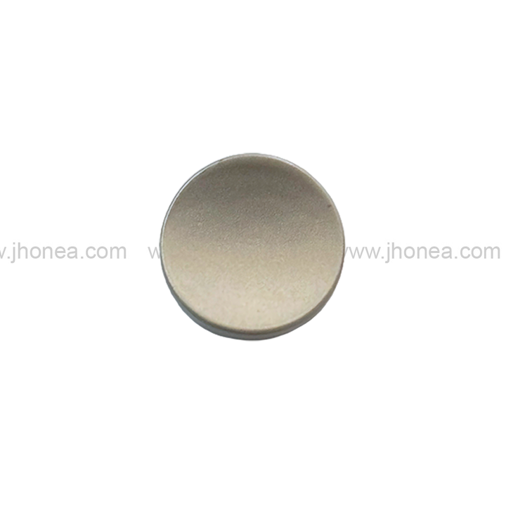 Classic Design Round Shape Matte Silver Shank Metal Button
