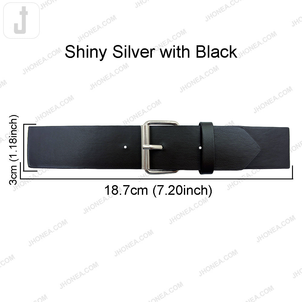 Timeless PU Leather Belt with Adjustable Prong Buckle