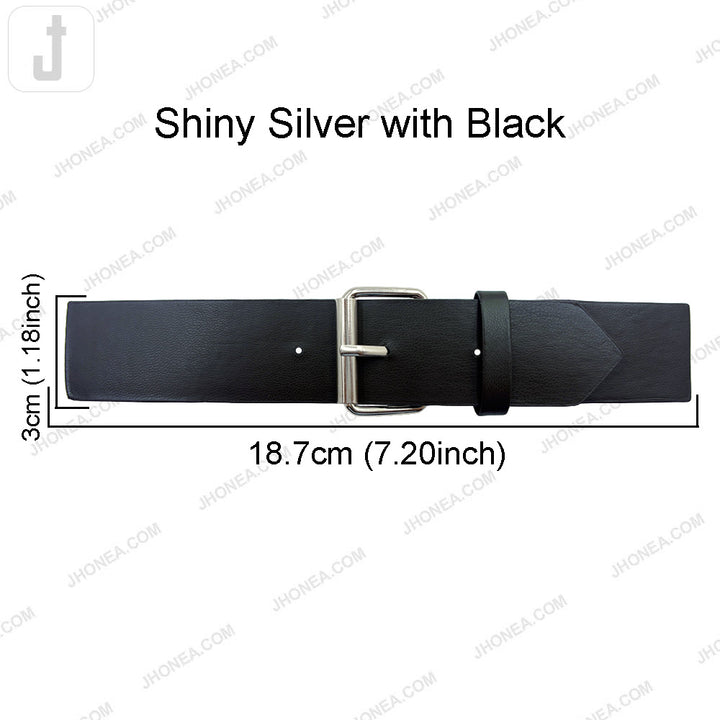 Timeless PU Leather Belt with Adjustable Prong Buckle