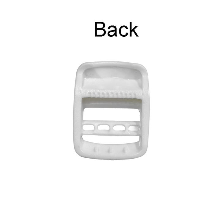 Adjustable 25mm Ladder Lock Slider Strap Webbing Plastic Buckle