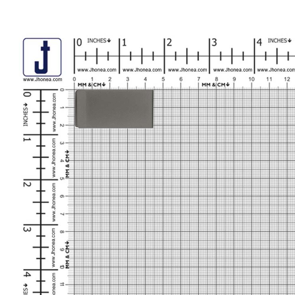 Matte Finish Designer Rectangular 2 Part Snap Buttons