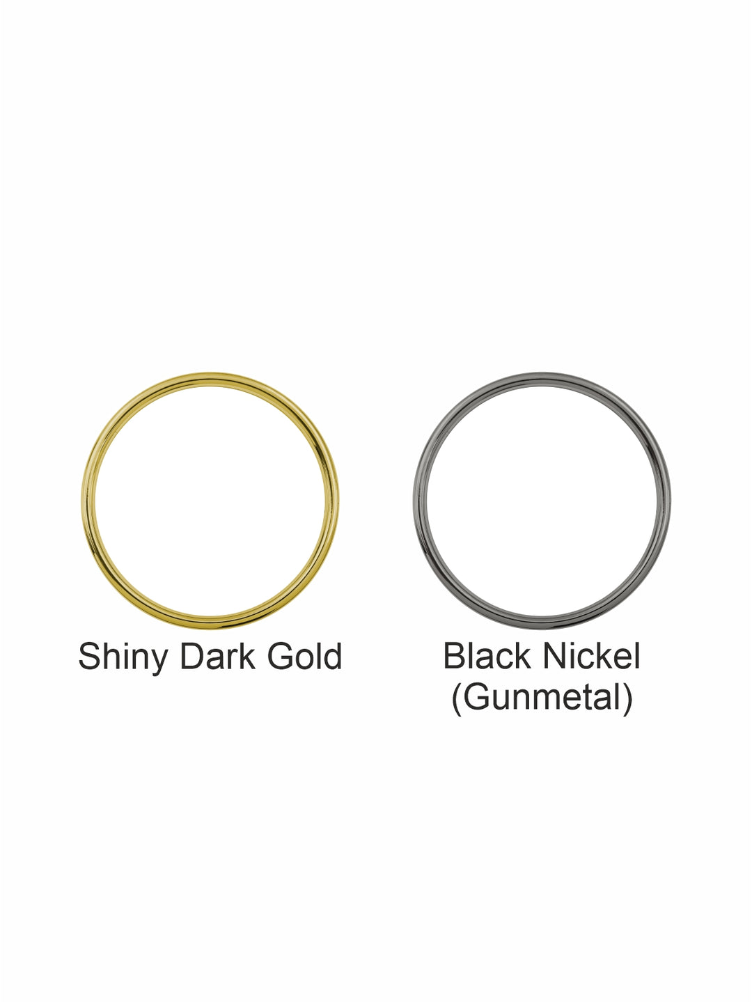 Round Shape 'O' Ring Metal Buckle for Clothing & Belts