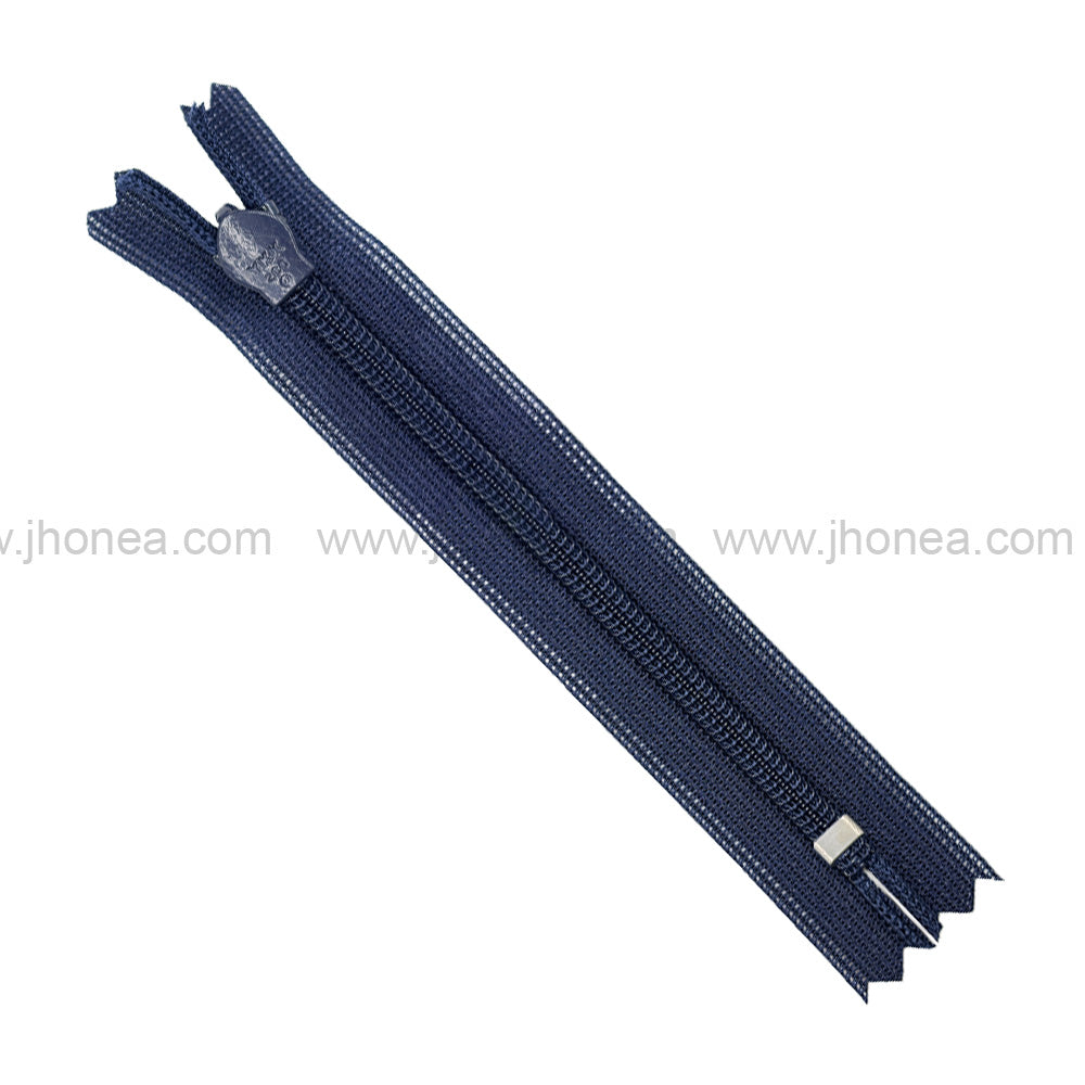 YKK #2 Invisible Closed-End Concealed Zipper 18 Inch Assorted Colors Pack of 60 Pieces