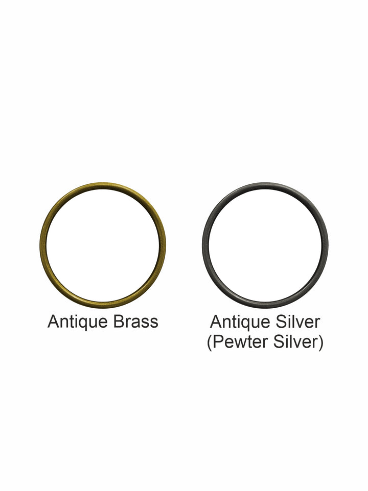 Antique Round Shape 'O' Ring Buckle for Clothing & Belts