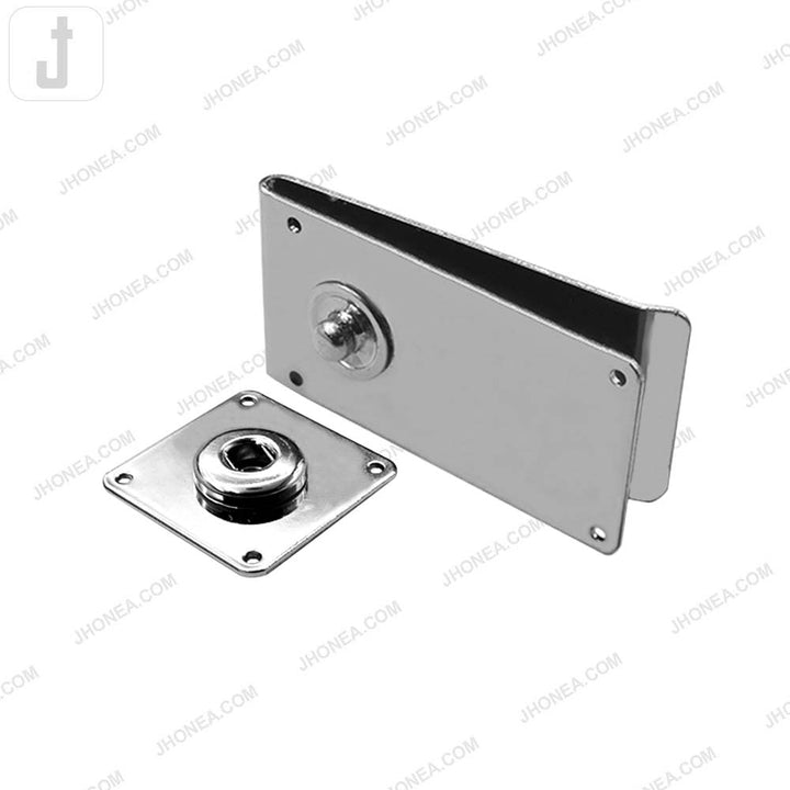 Shiny Finish Designer Rectangular 2 Part Snap Buttons