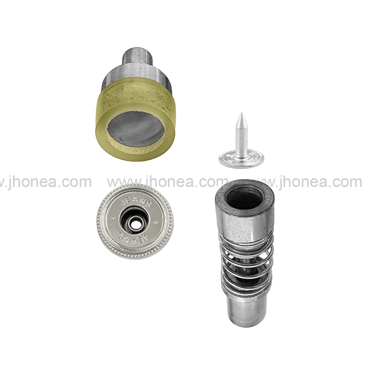 Die Mold Set For Fixing Denim Garment Button