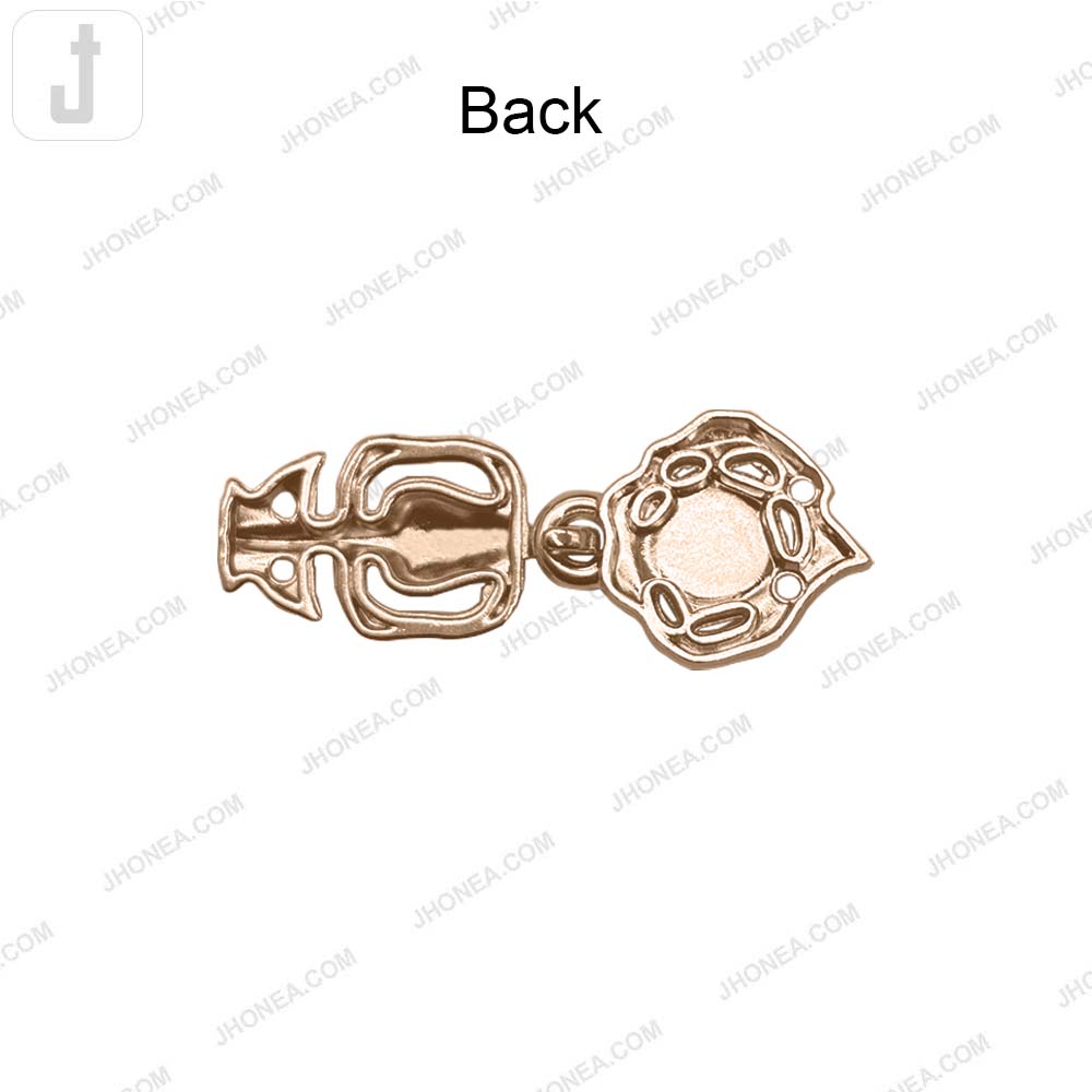Trendy Pearl Clasp Buckle Hook and Eye Metal Buckle for Fashion Use