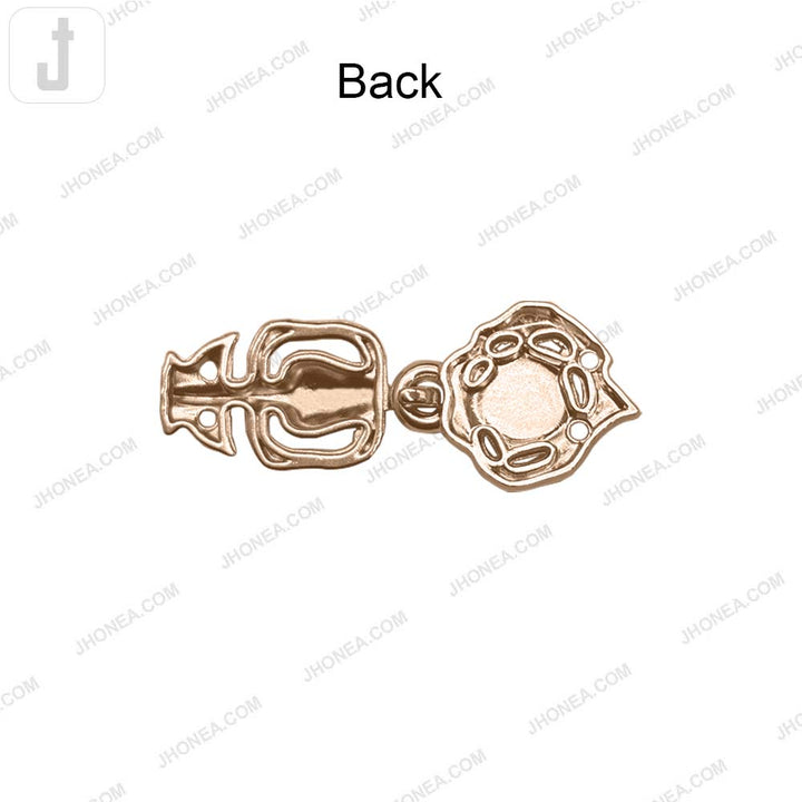 Trendy Pearl Clasp Buckle Hook and Eye Metal Buckle for Fashion Use