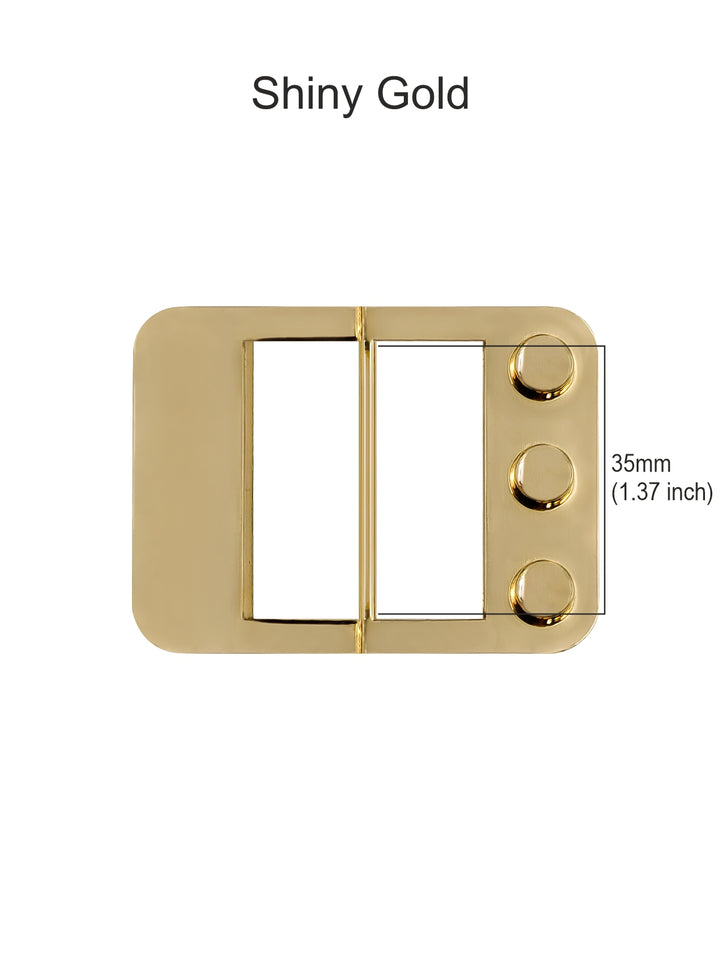 Glossy Fashionable Sliding Metal Buckle for Belts/Bags/Straps