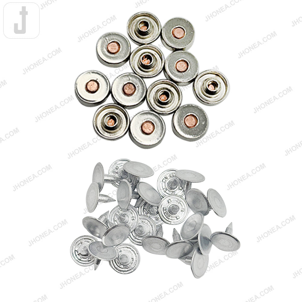 Stylish Shiny Finish Rivet Fastener Studs for Jeans/Skirts