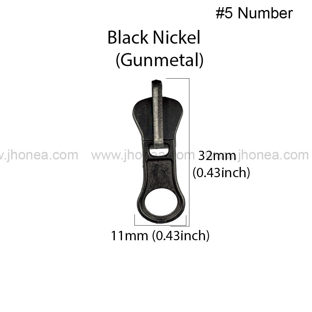 Classic #5 Swivel Handle Metal Zipper Puller
