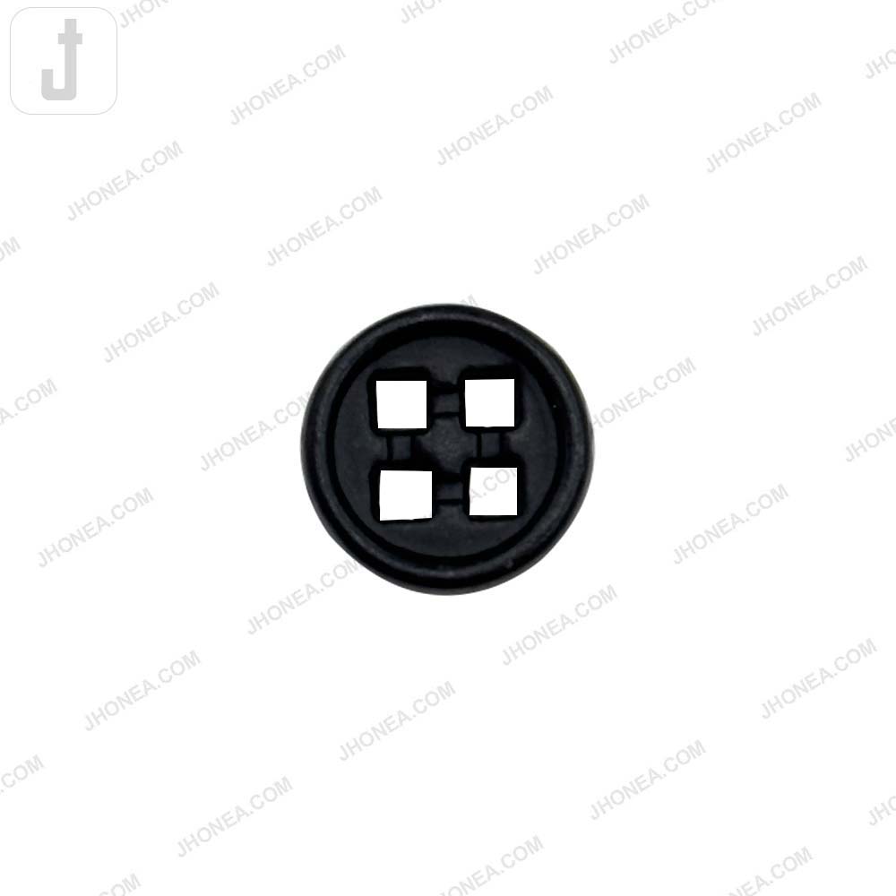Versatile 10mm Round Shape 4 Hole Alloy Metal Buttons