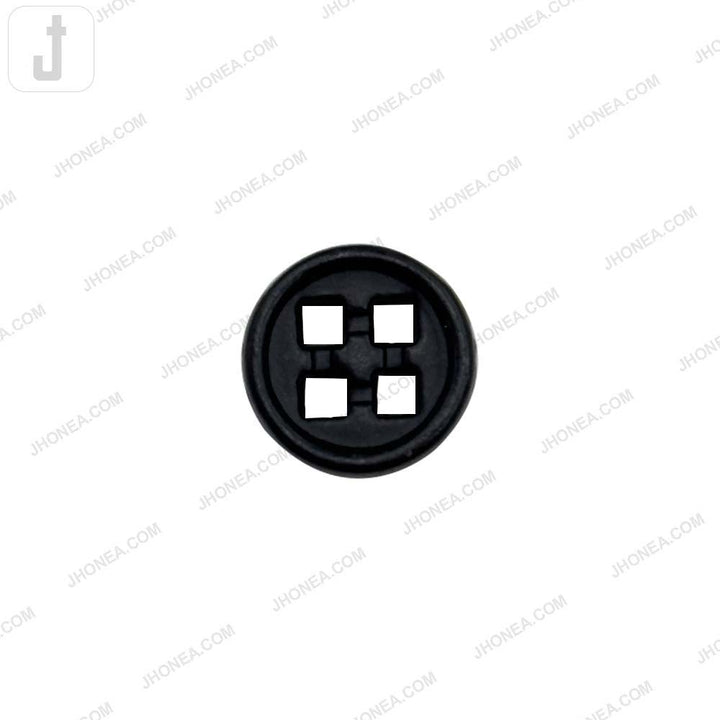 Versatile 10mm Round Shape 4 Hole Alloy Metal Buttons