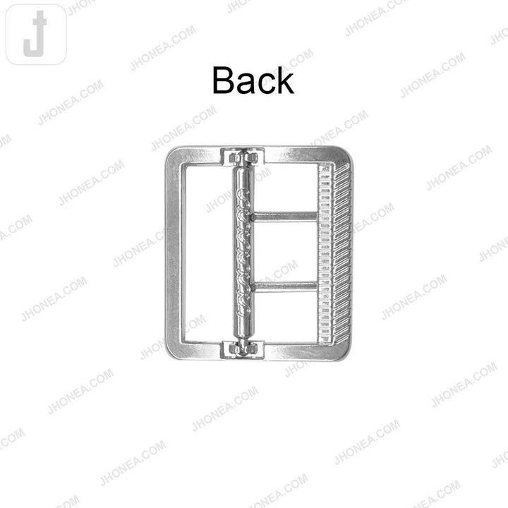 Modern Rectangular Shaped Metal Pant Buckle for Men’s & Women’s Apparel