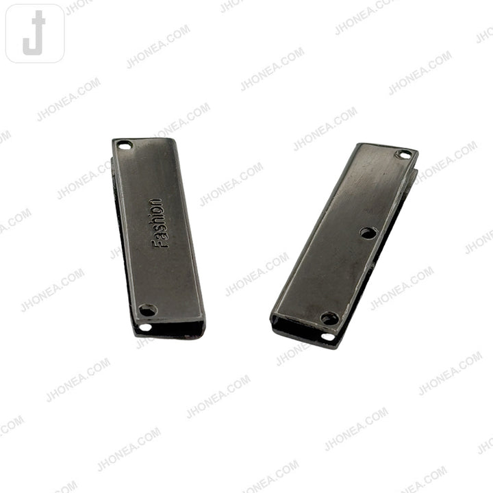 Durable Black Nickel Alloy Fashion Metal Tag for Bags