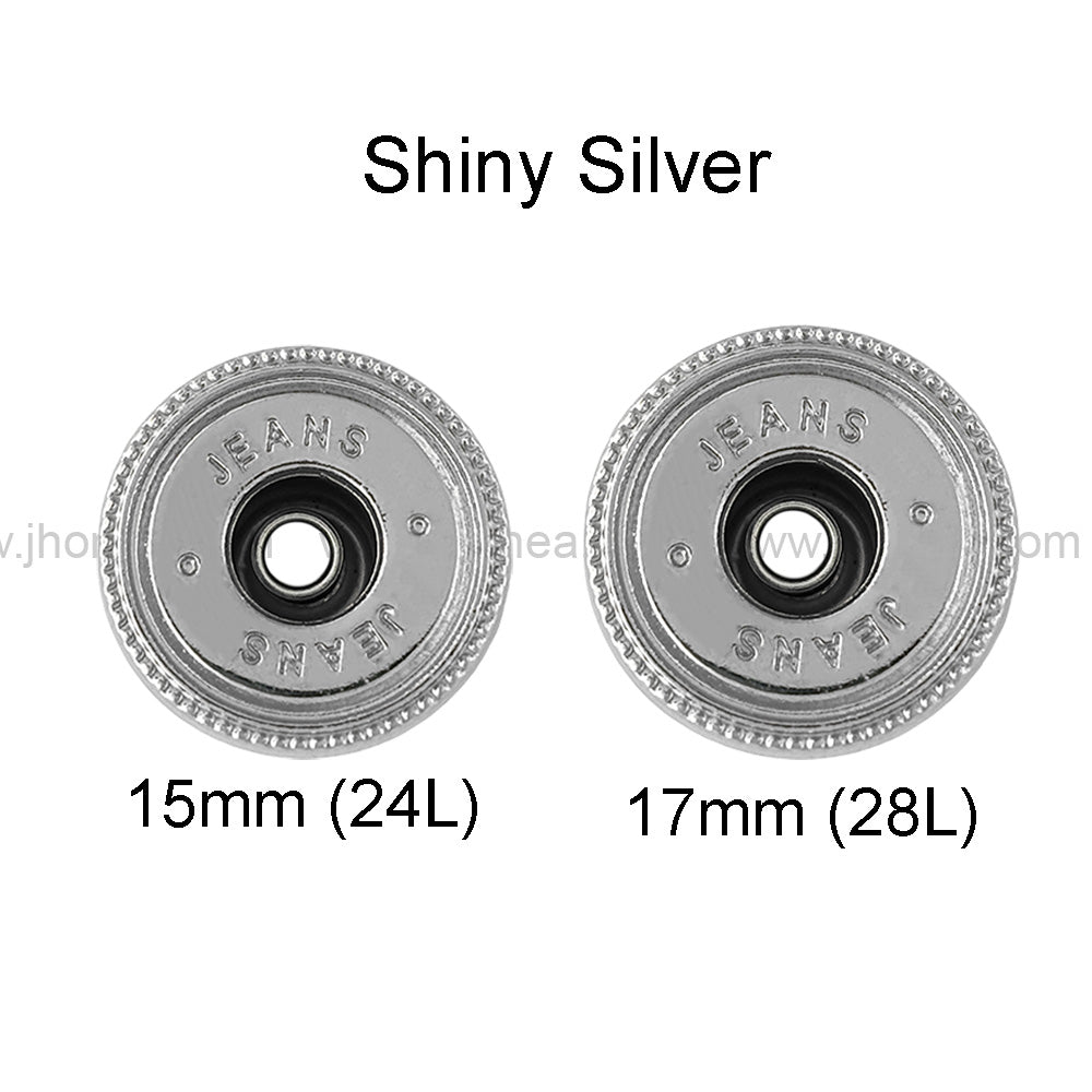 Fashionable Round Metal Jeans Buttons for Clothing