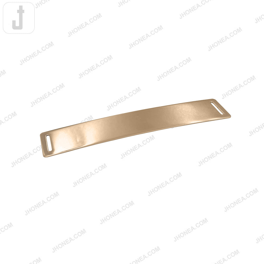 Sleek Shiny Gold Metal Plate for Men/Women Clothing