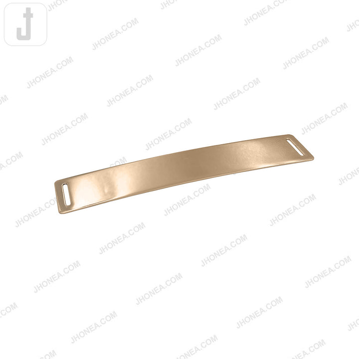 Sleek Shiny Gold Metal Plate for Men/Women Clothing