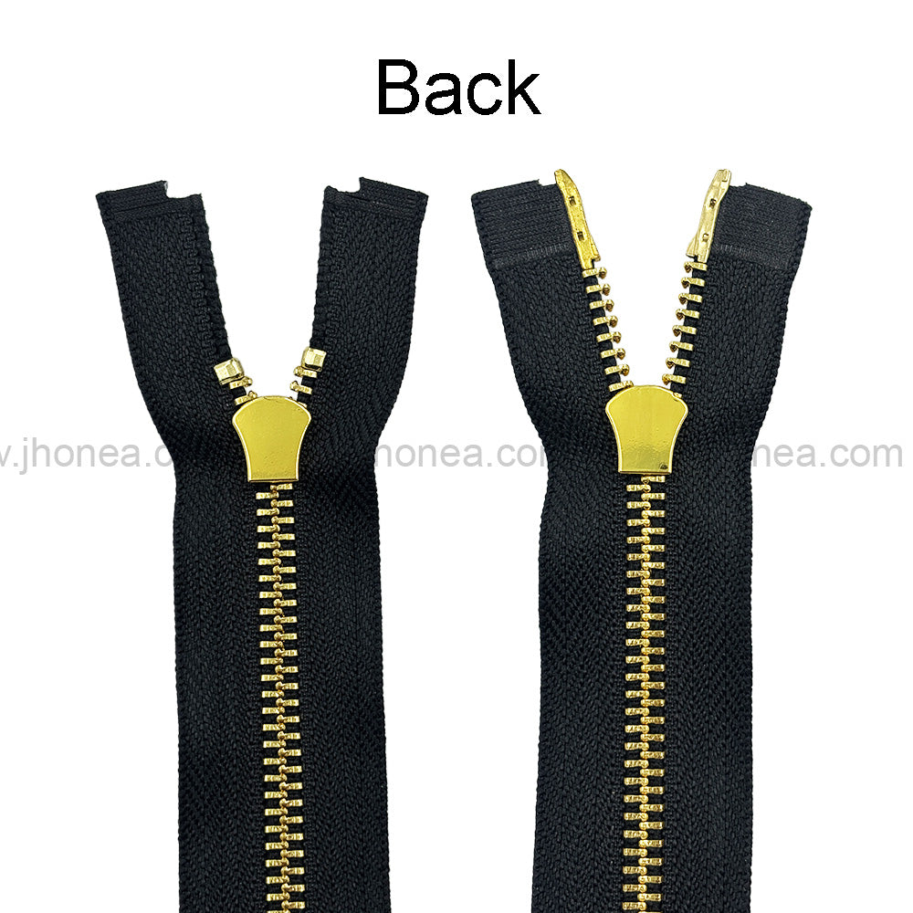 Stylish #5 Two-Way Metal Zipper for Jackets & Dresses